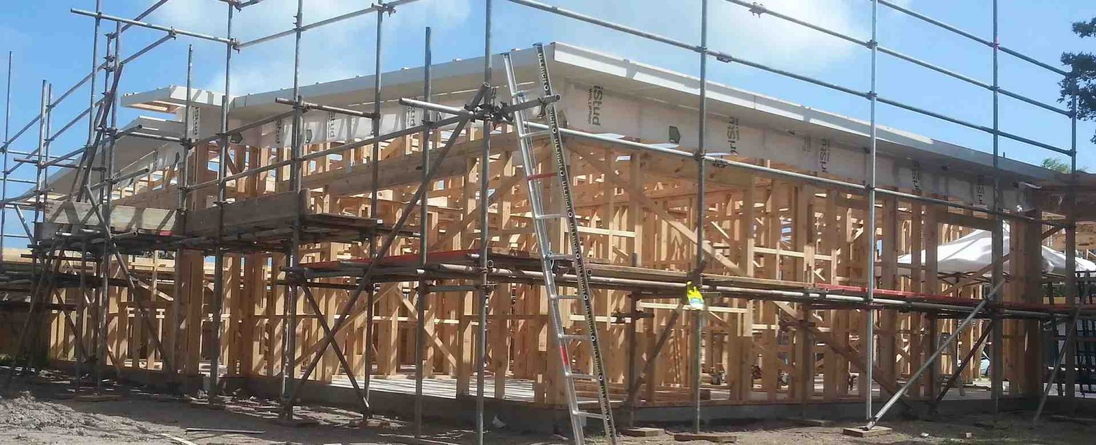 the process of building a new house