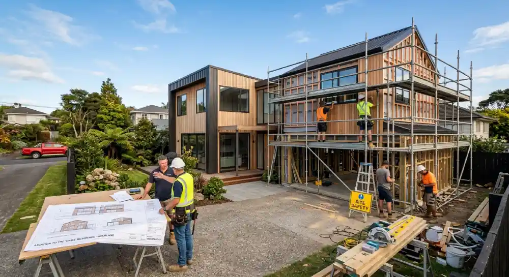 building an extension on a house